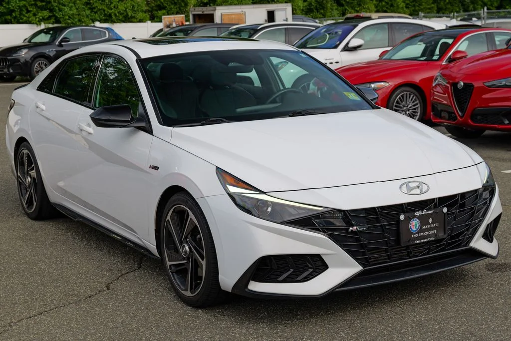 Used 2021 Ceramic White Hyundai N Line image 10
