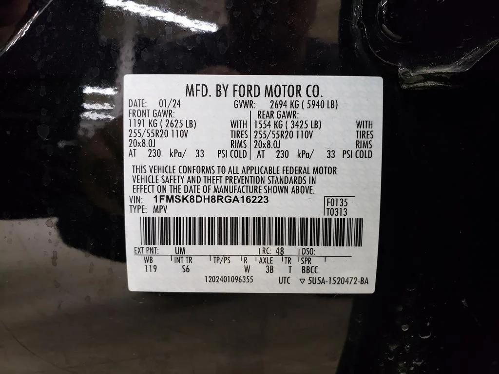 Certified Used 2024 Black Metallic Ford XLT image 27