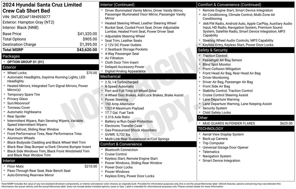 Used 2024 Gray Hyundai Limited image 6