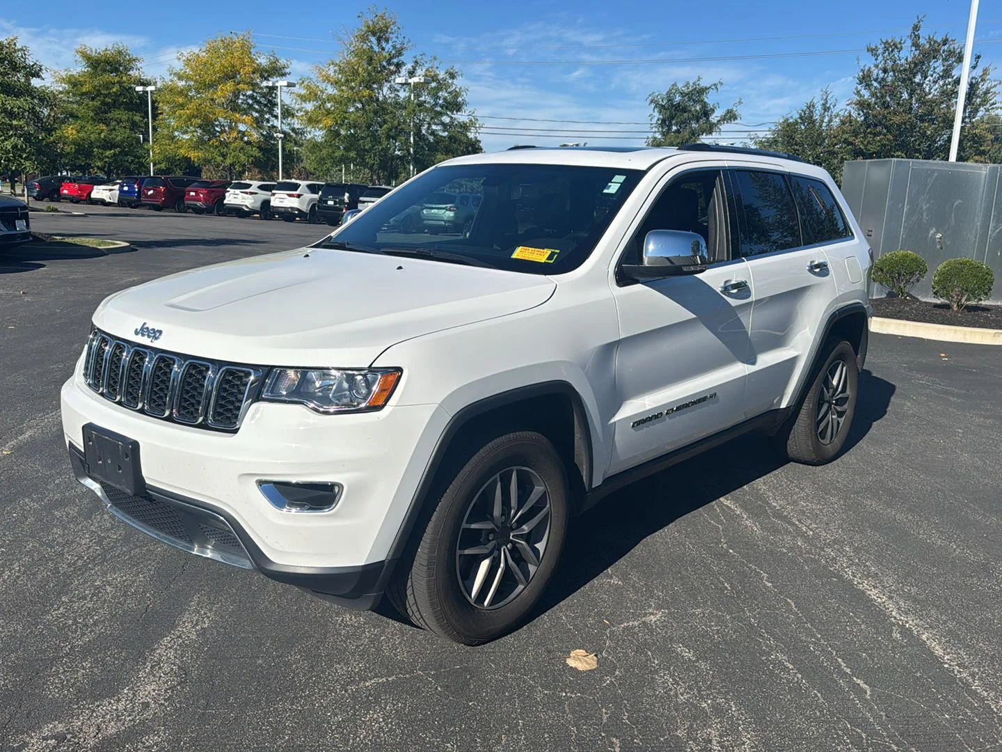 Used 2022 Bright White Clearcoat Jeep Limited image 2