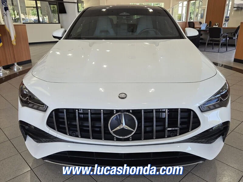 Used 2025 White MERCEDES-BENZ AMG® CLA 35 4MATIC COUPE image 2