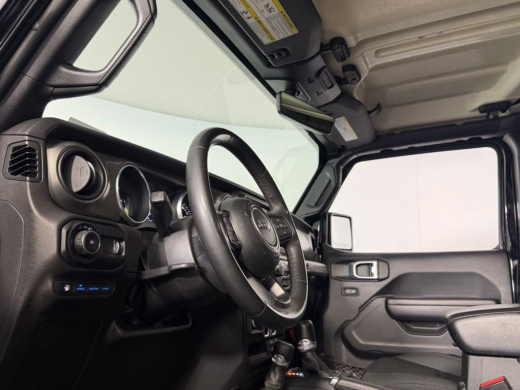 Used 2023 Black Clearcoat Jeep Willys 4xe image 22