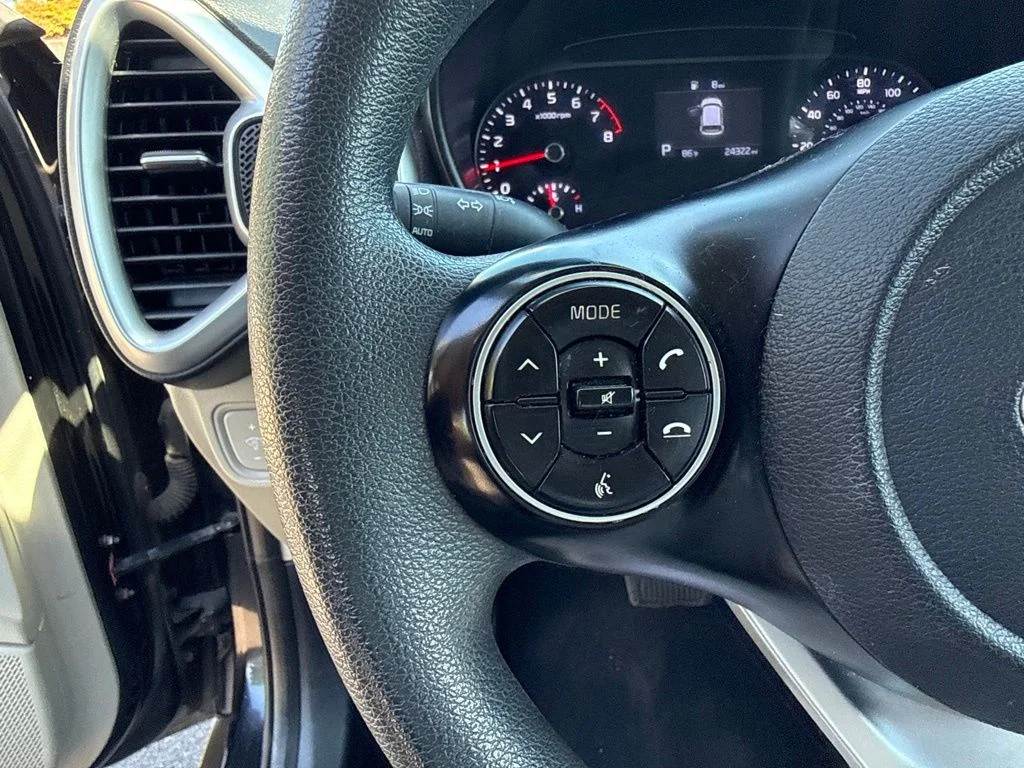 Used 2021 Cherry Black Kia LX image 9
