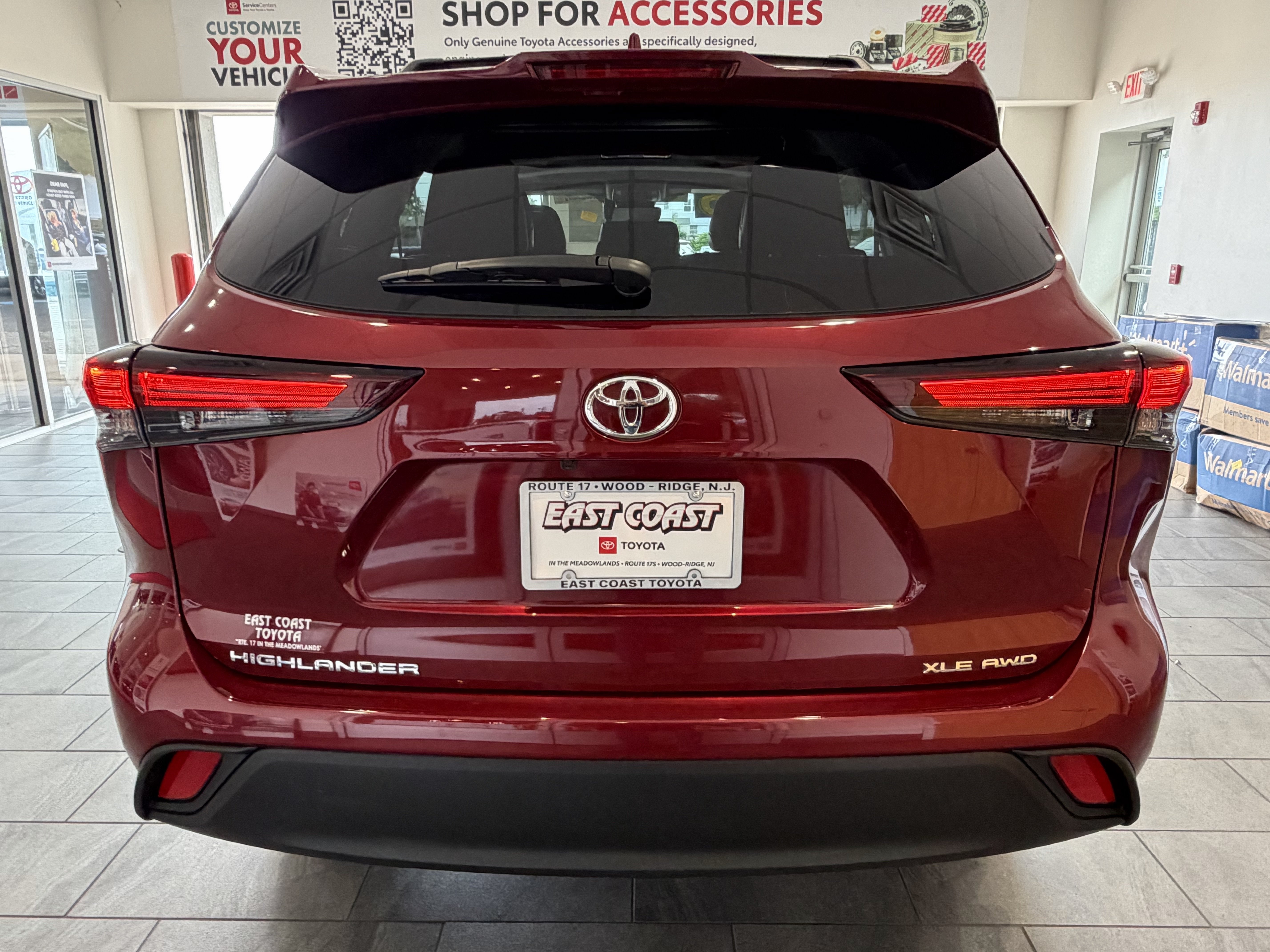 Certified Used 2025 RUBY FLARE RED Toyota XLE image 60