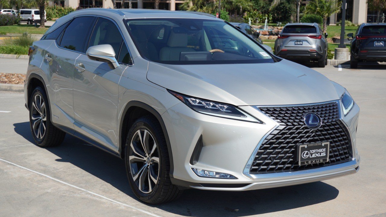 Certified Used 2020 Beige Lexus RX 450h image 3