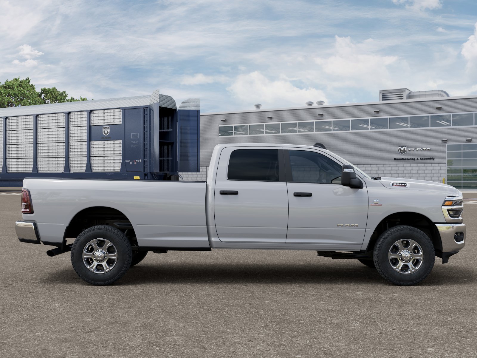 New 2026 Bright White Clear-Coat Exterior Paint RAM Big Horn image 12