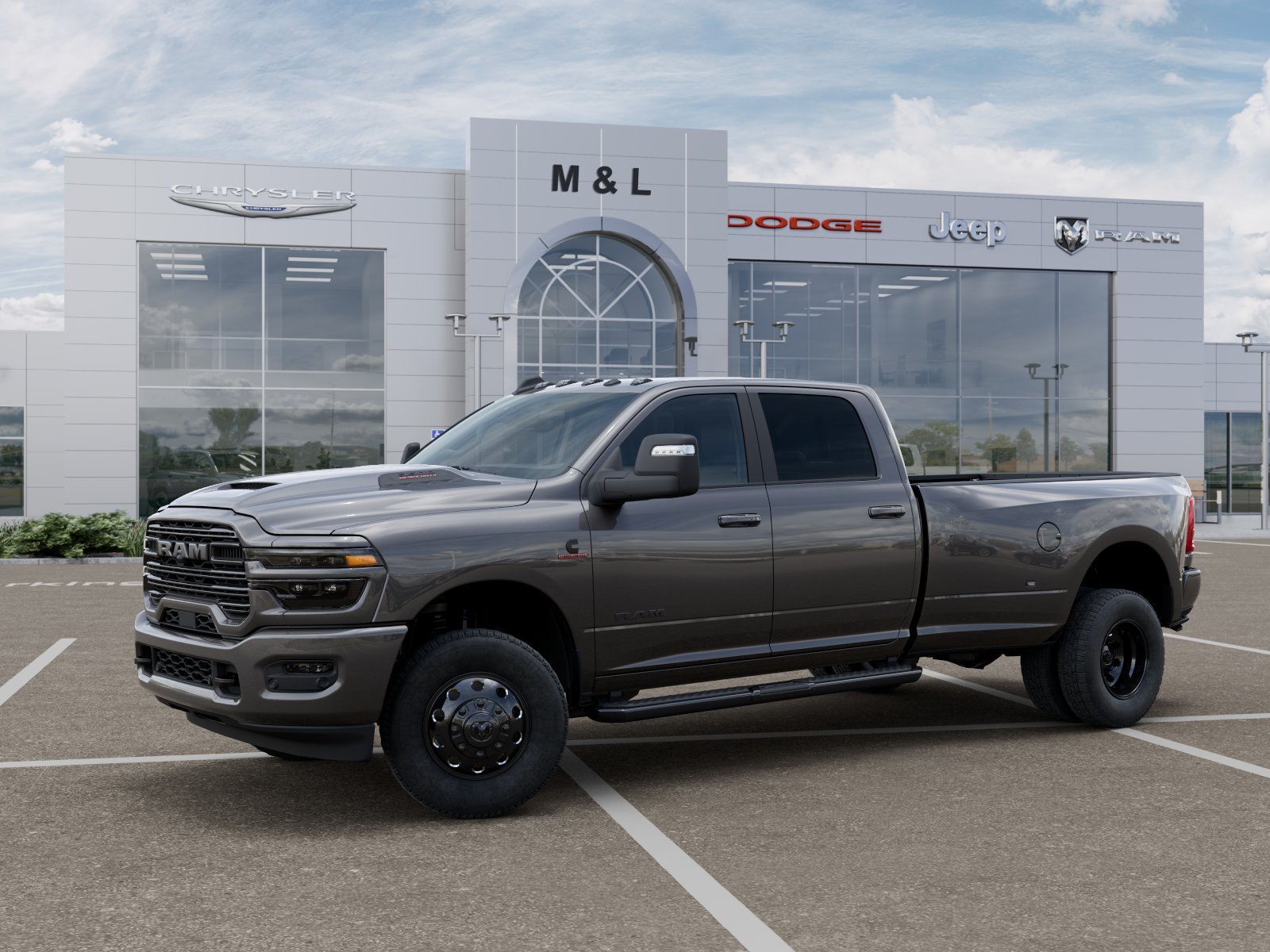 New 2026 Granite Crystal Metallic Clear-Coat Exterior Paint RAM Laramie image 29