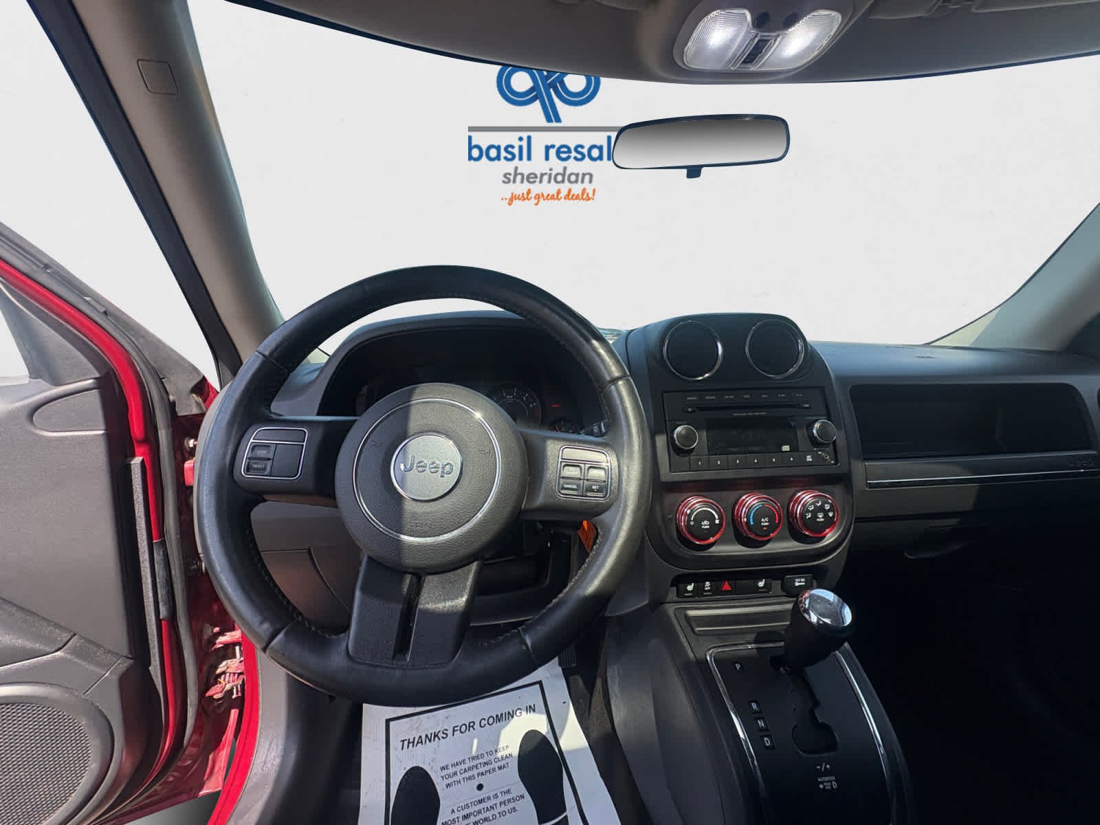Used 2015 Deep Cherry Red Crystal Pearl Jeep High Altitude image 13
