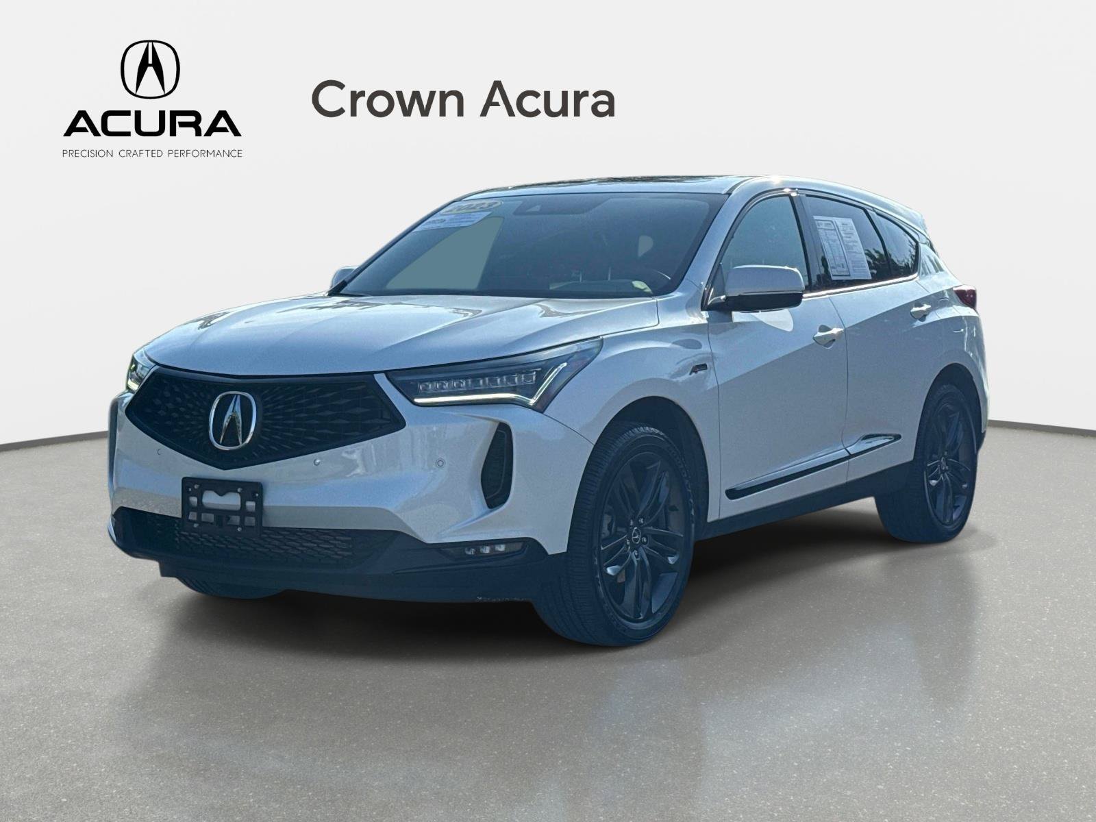 Used 2023 Platinum White Acura w/A-Spec Package image 1
