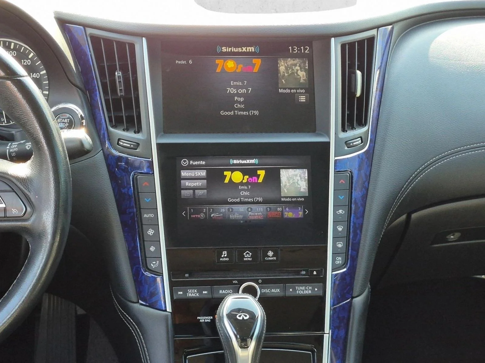 Used 2020 Black Obsidian INFINITI 3.0t LUXE image 13