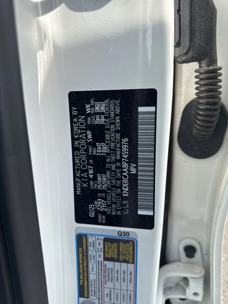 Used 2023 White Kia EX image 32