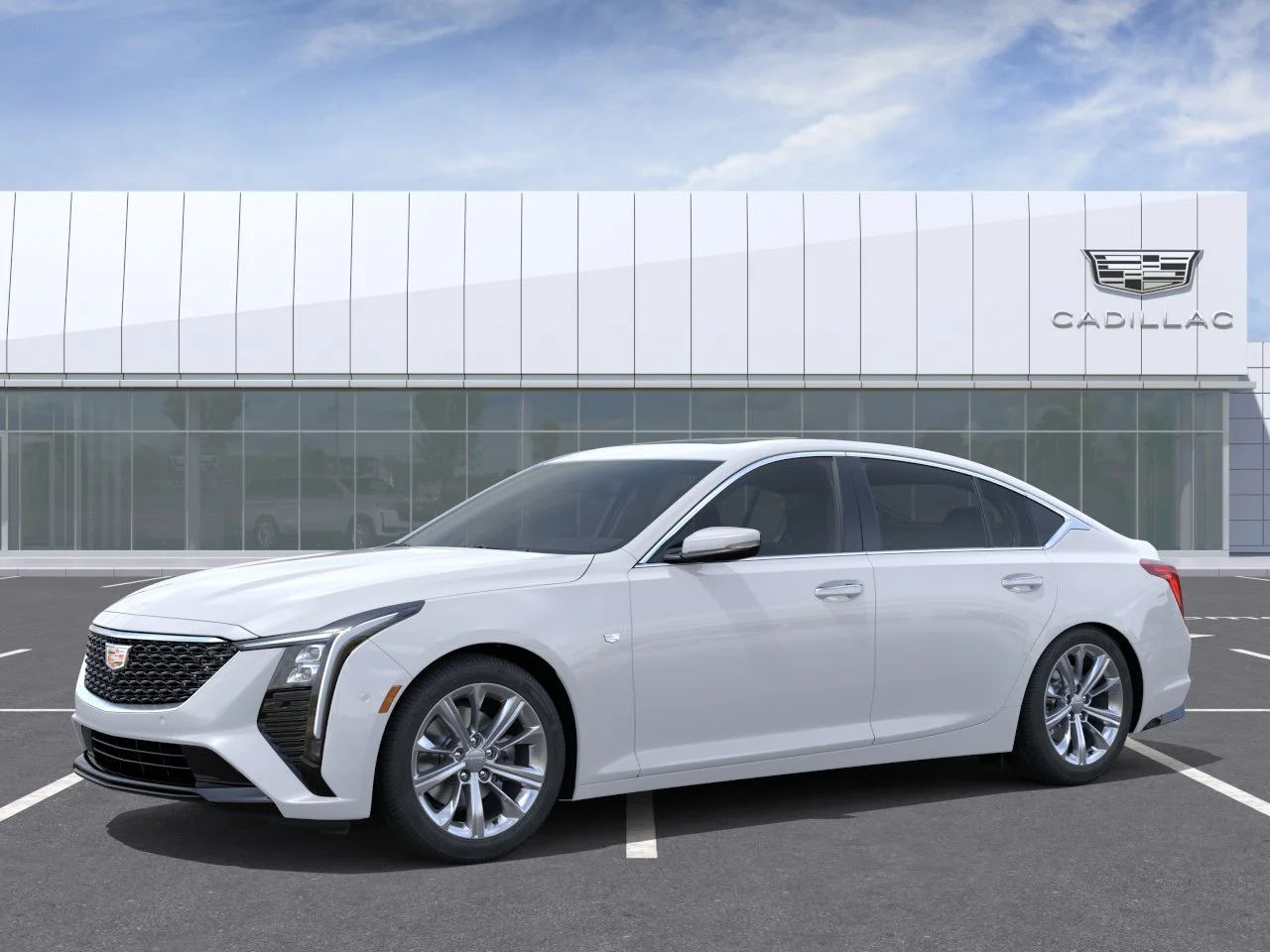 New 2026 Vibrant White Tricoat Cadillac Premium Luxury image 2