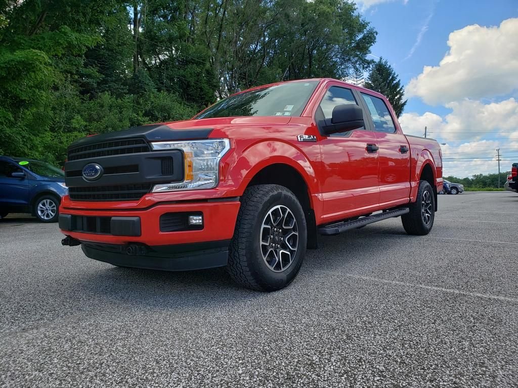 Used 2020 Race Red Ford XL STX Supercrew 4x4 2.7 EcoBoost image 3