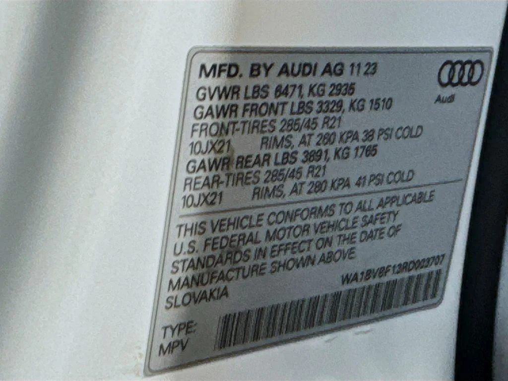 Used 2024 White Audi 55 Premium Plus image 43