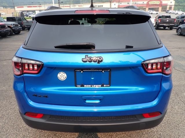 Certified Used 2021 Blue Jeep Latitude image 4