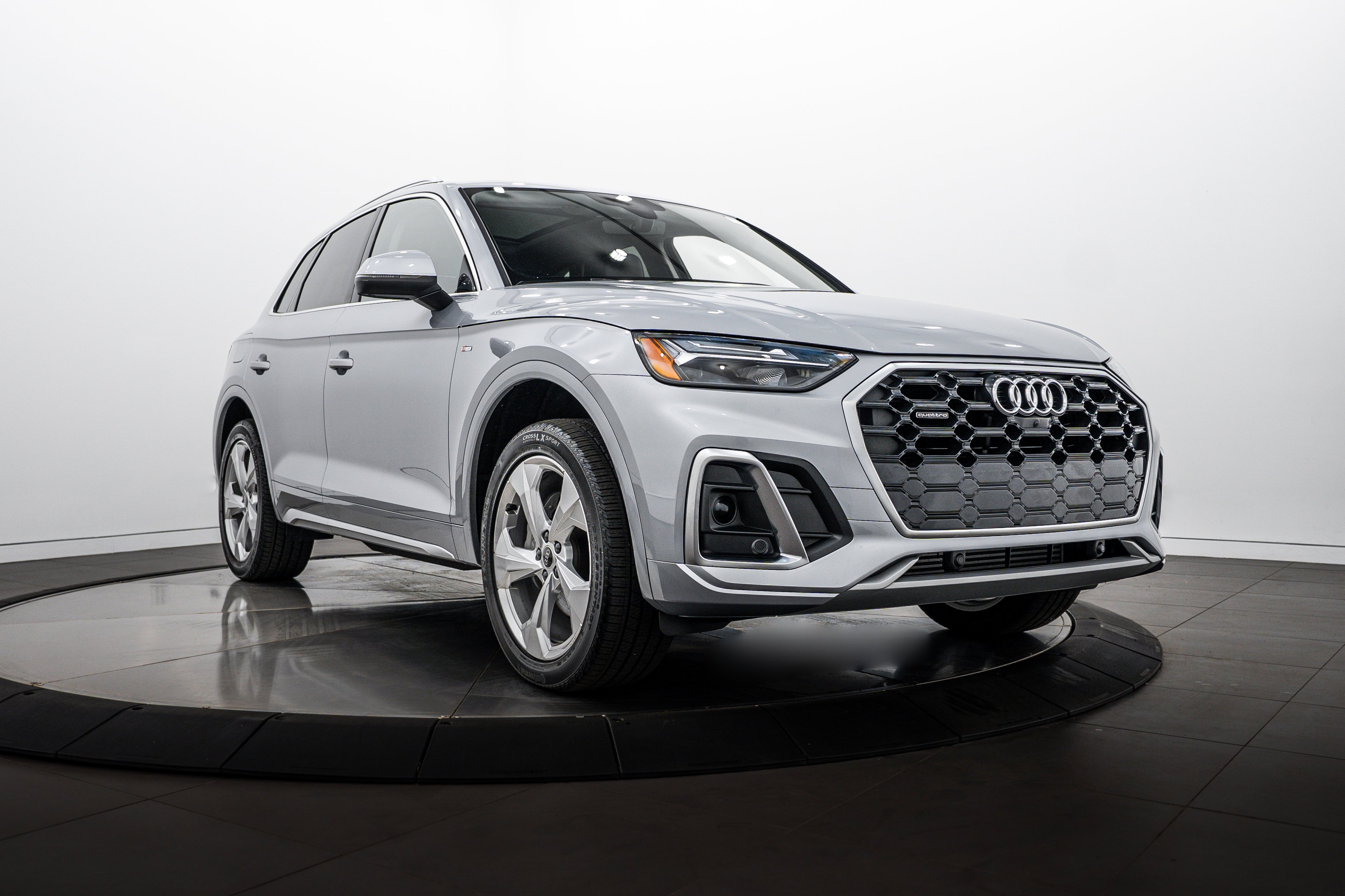Certified Used 2023 Florett Silver Metallic Audi S line Premium Plus image 1