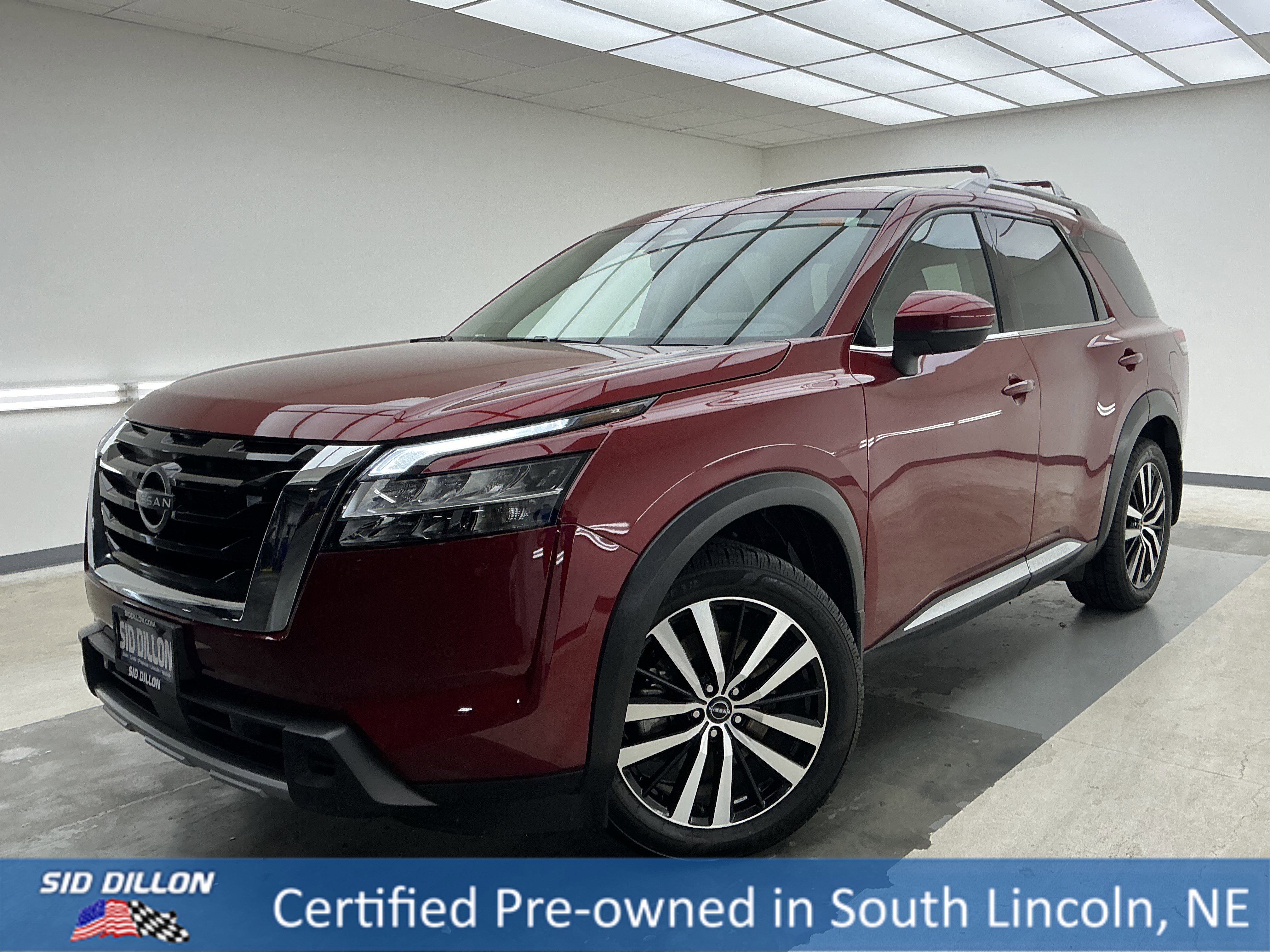 Red (Scarlet Ember) 2024 Nissan Pathfinder Platinum 4WD SUV / Crossover All-Wheel Drive Automatic