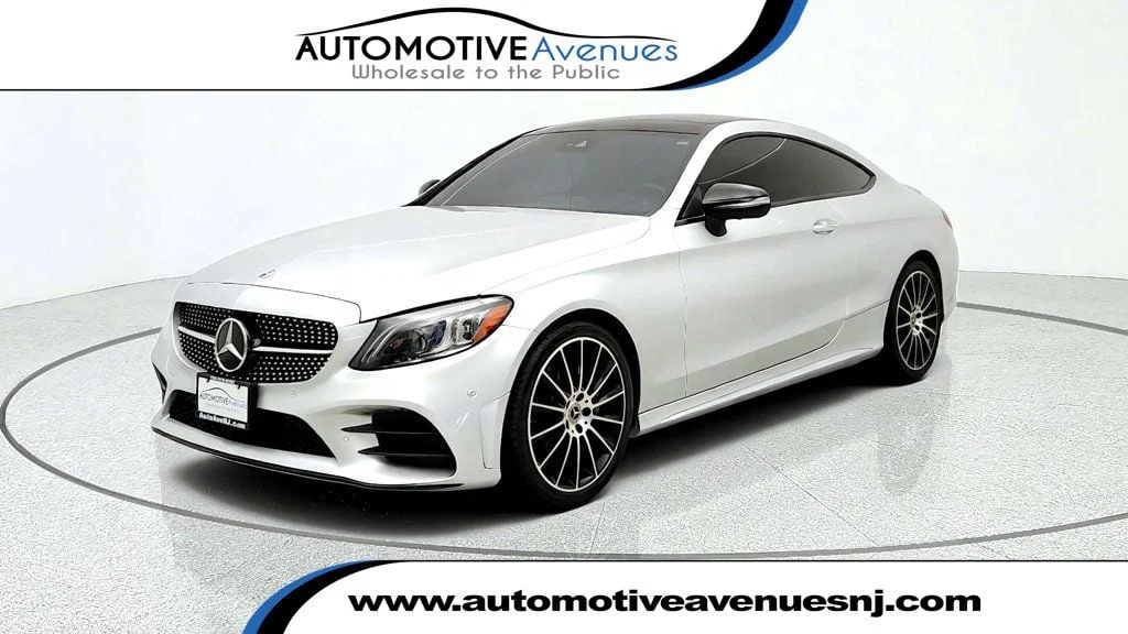 Used 2021 Iridium Silver Metallic Mercedes-Benz C 300 Coupe w/ AMG® Line & Designo Nappa Leather Pkg image 1