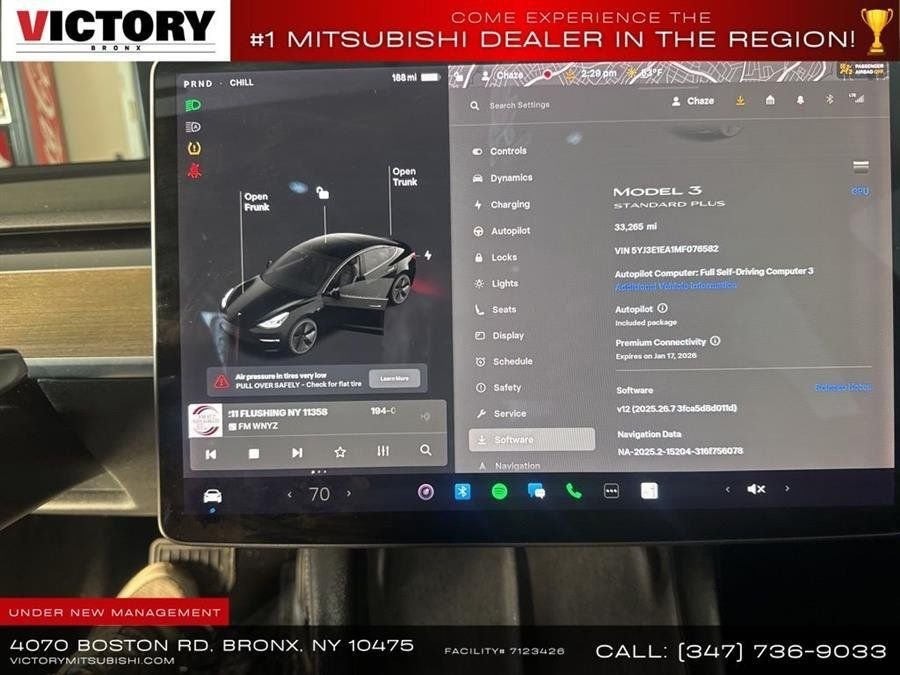 Used 2021 Black Tesla Standard Range Plus image 36