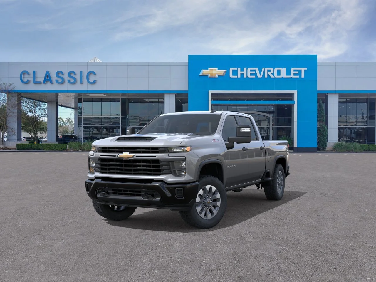 2026 Chevrolet Silverado 2500 HD Custom Gray at Classic Elite Chevrolet Hwy 6