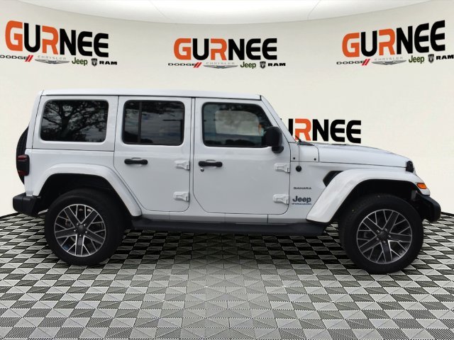 Used 2023 White Jeep Sahara 4xe image 2
