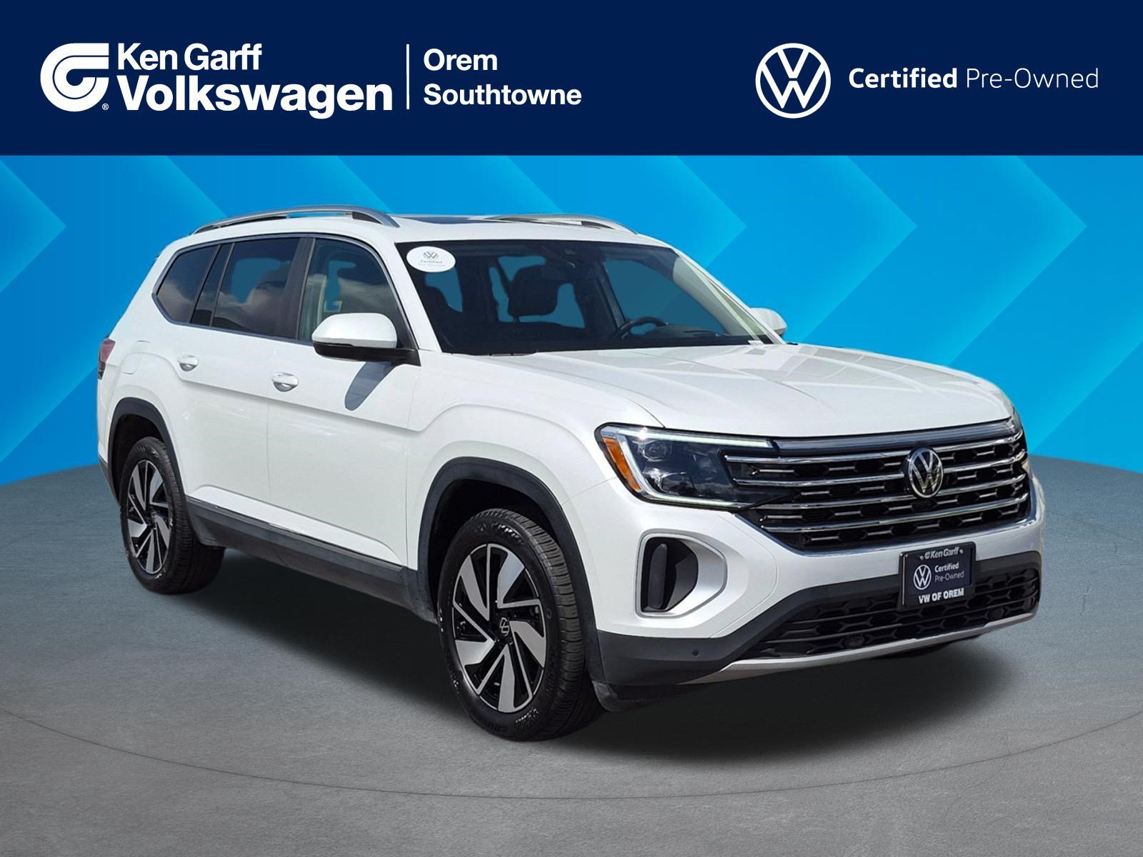 Certified Used 2025 Pure White Volkswagen 2.0T SEL image 1
