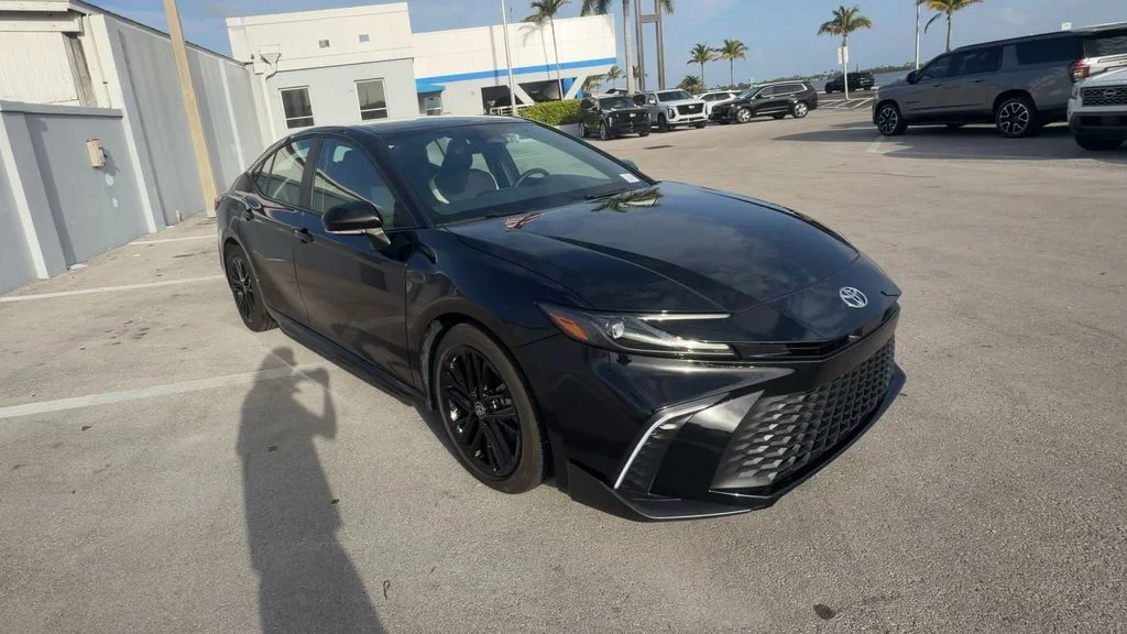 Used 2026 Midnight Black Metallic Toyota SE image 2