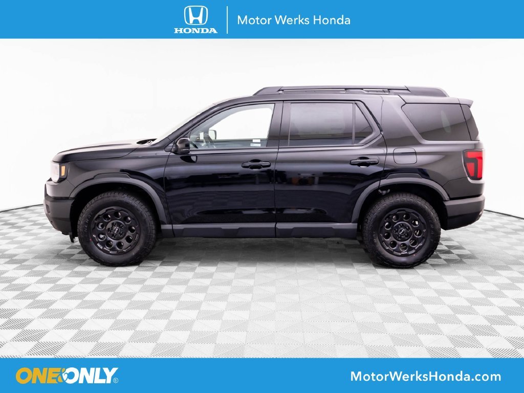 New 2026 Crystal Black Pearl Honda TrailSport Elite Blackout image 2