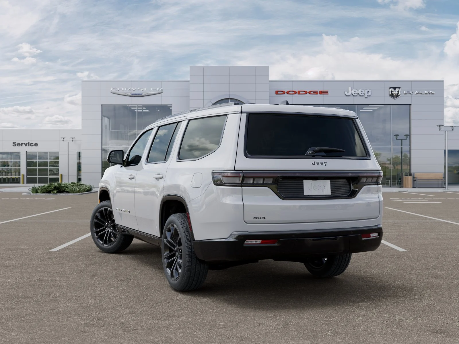 New 2026 Bright White Clear-Coat Exterior Paint Jeep Summit Obsidian image 32