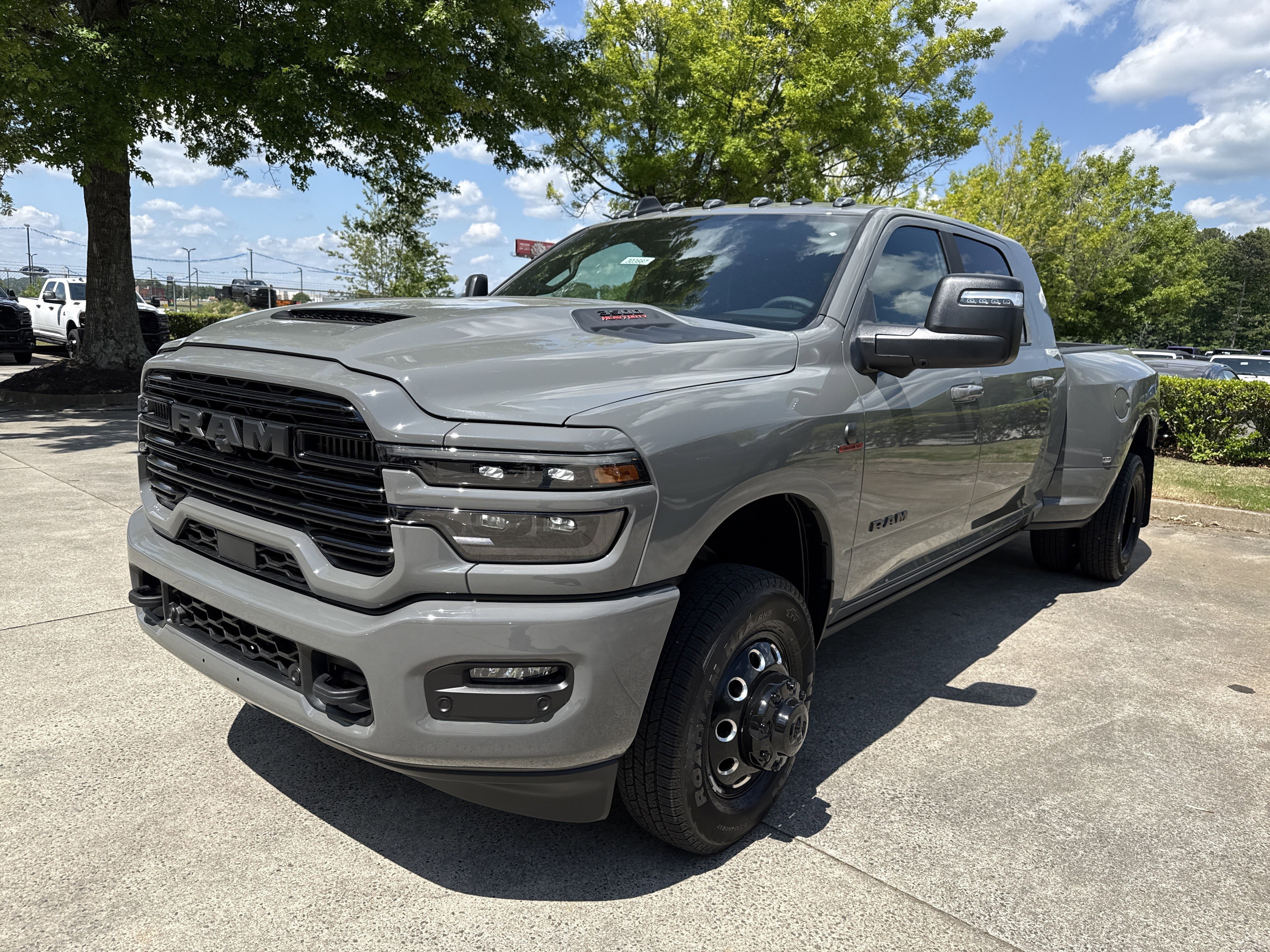 New 2026 Ceramic Gray Clearcoat RAM Laramie image 3