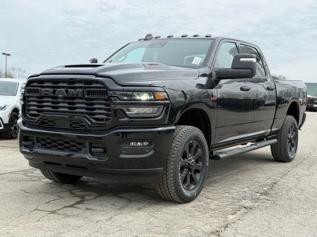 New 2026 Diamond Black Crystal Pearlcoat RAM Tradesman image 2
