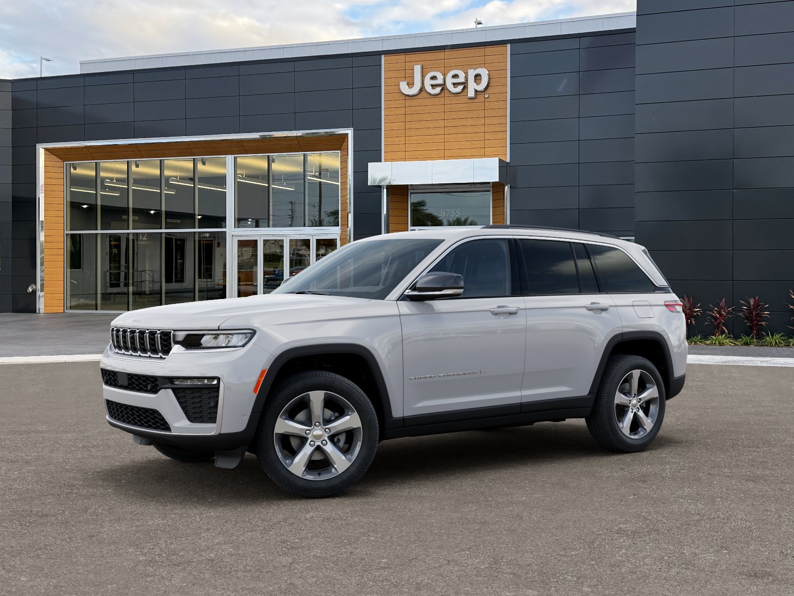 New 2026 Bright White Clear-Coat Exterior Paint Jeep Limited image 36