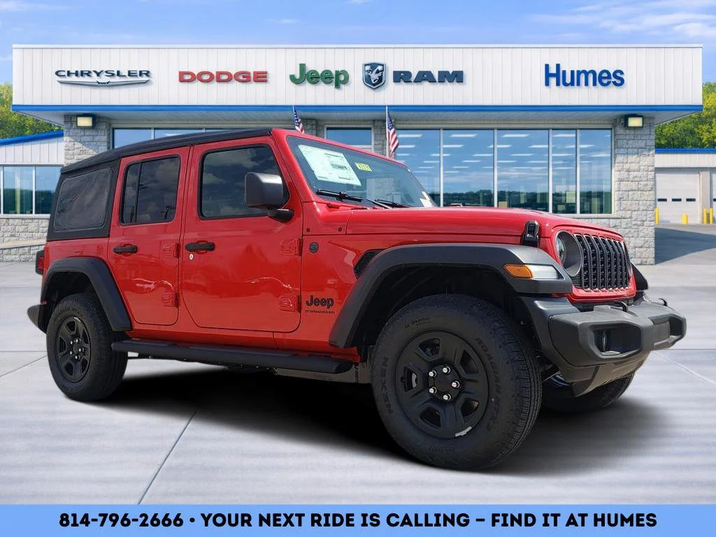 New 2026 Firecracker Red Clear-Coat Exterior Paint Jeep Sport image 1