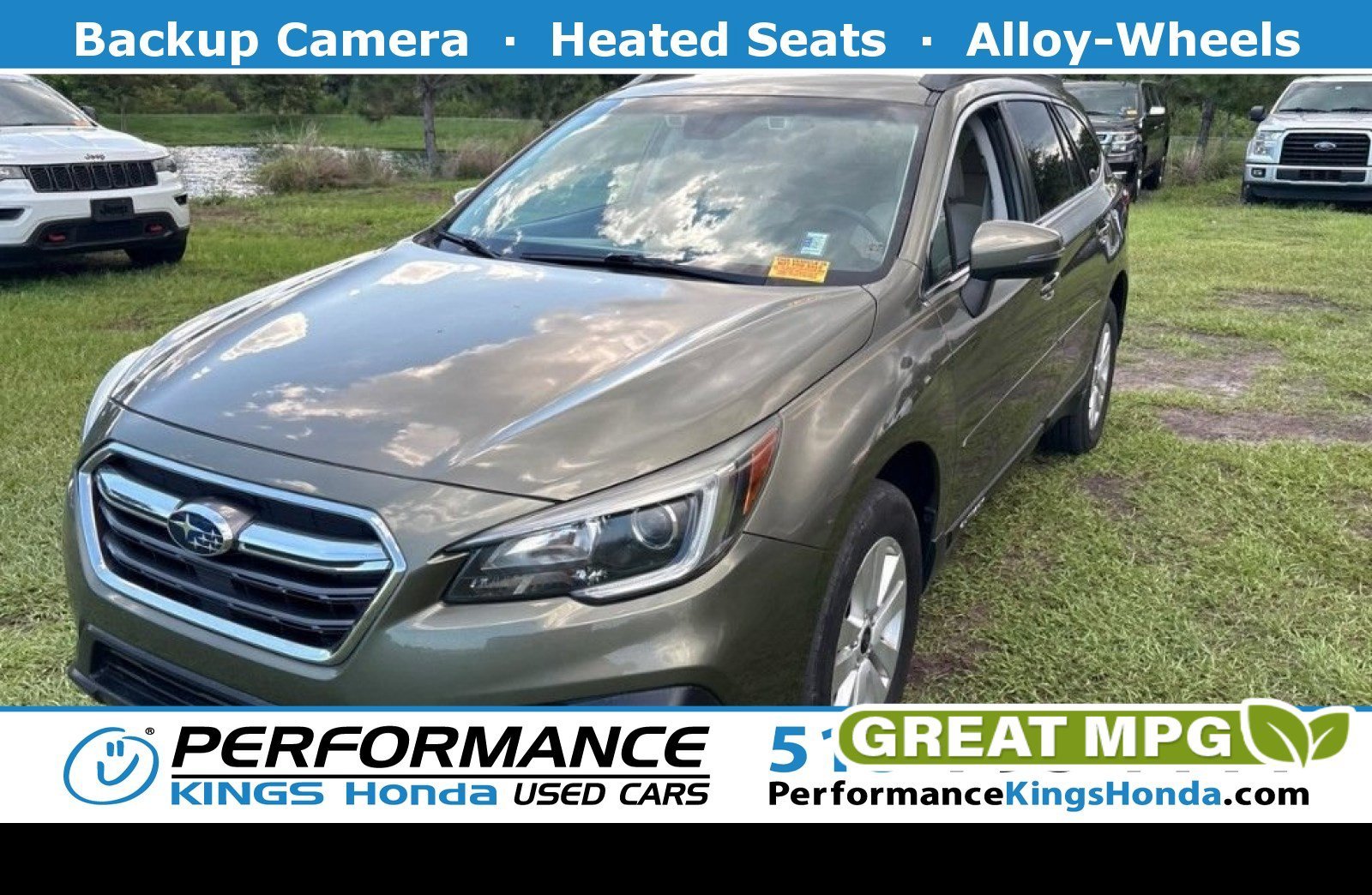 Used 2019 Wilderness Green Metallic Subaru Premium image 1