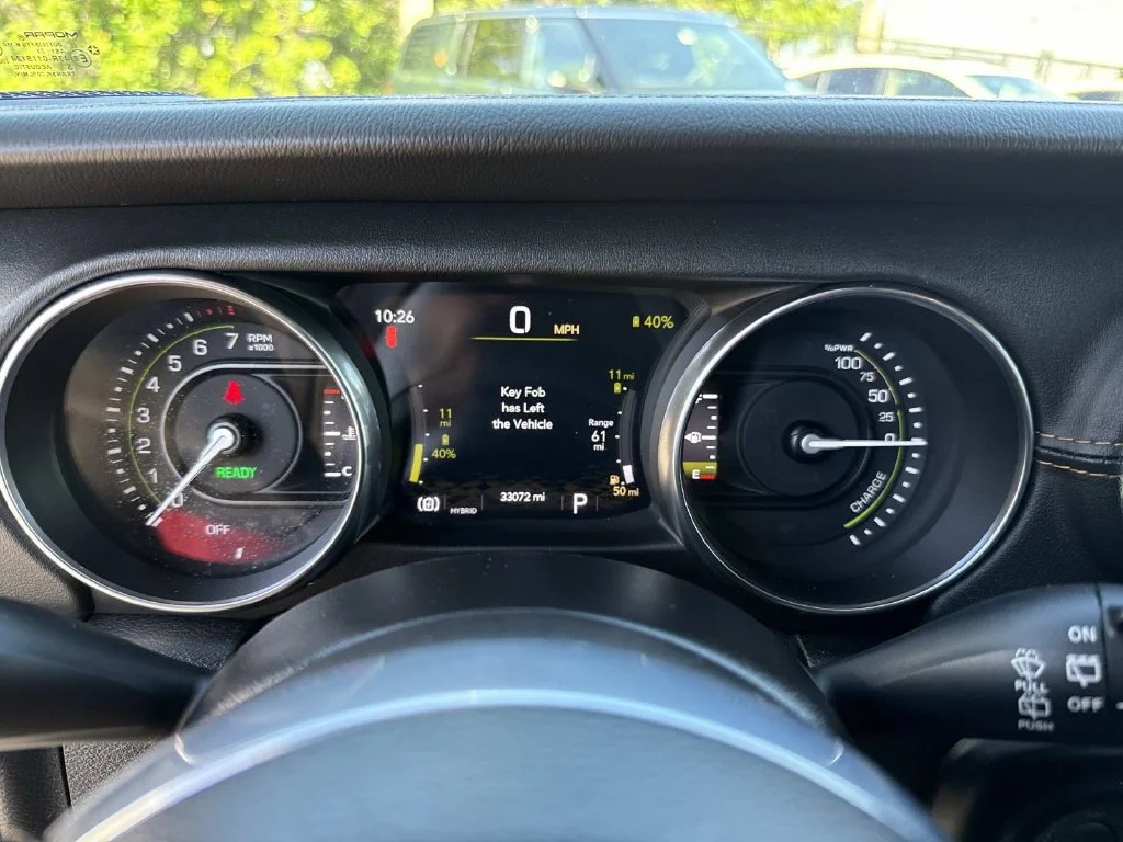 Used 2021 White Jeep Unlimited Sahara 4xe image 37