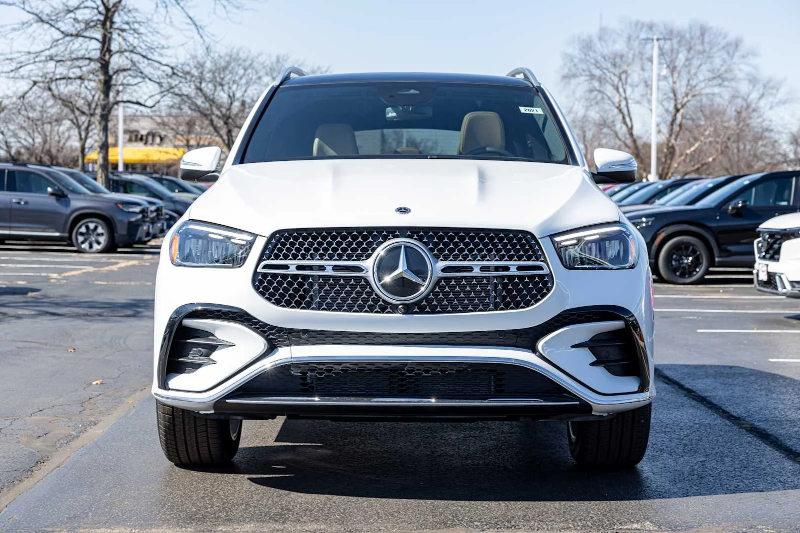 New 2026 MANUFAKTUR Moonlight White Metallic Mercedes-Benz GLE 350 image 2