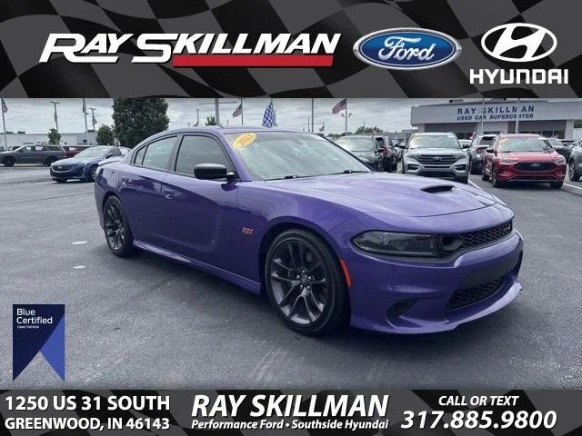 Certified Used 2023 Plum Crazy Pearlcoat Dodge R/T Scat Pack image 1