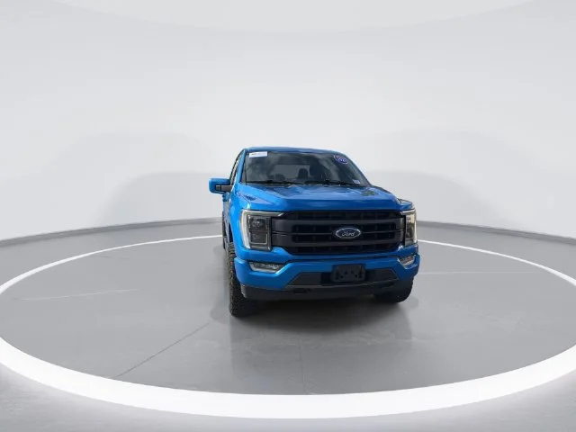 Used 2021 Blue Ford Lariat image 1