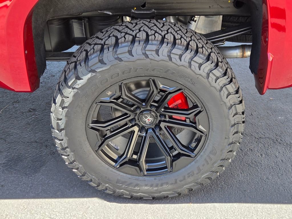 New 2026 Volcanic Red Tintcoat GMC AT4 Lifted Black Widow image 5