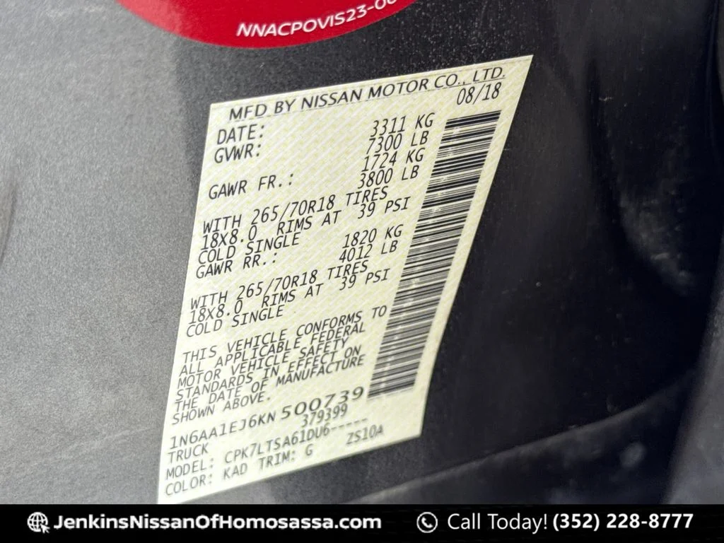 Used 2019 Gray Nissan SV image 48