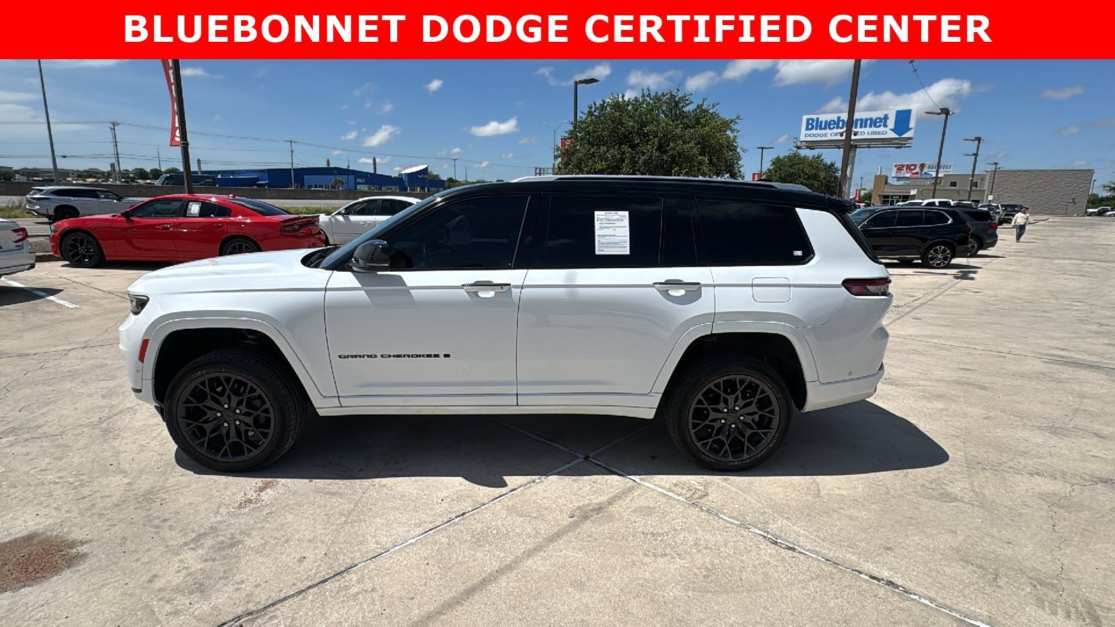Used 2023 Bright White Clearcoat Jeep Summit image 8