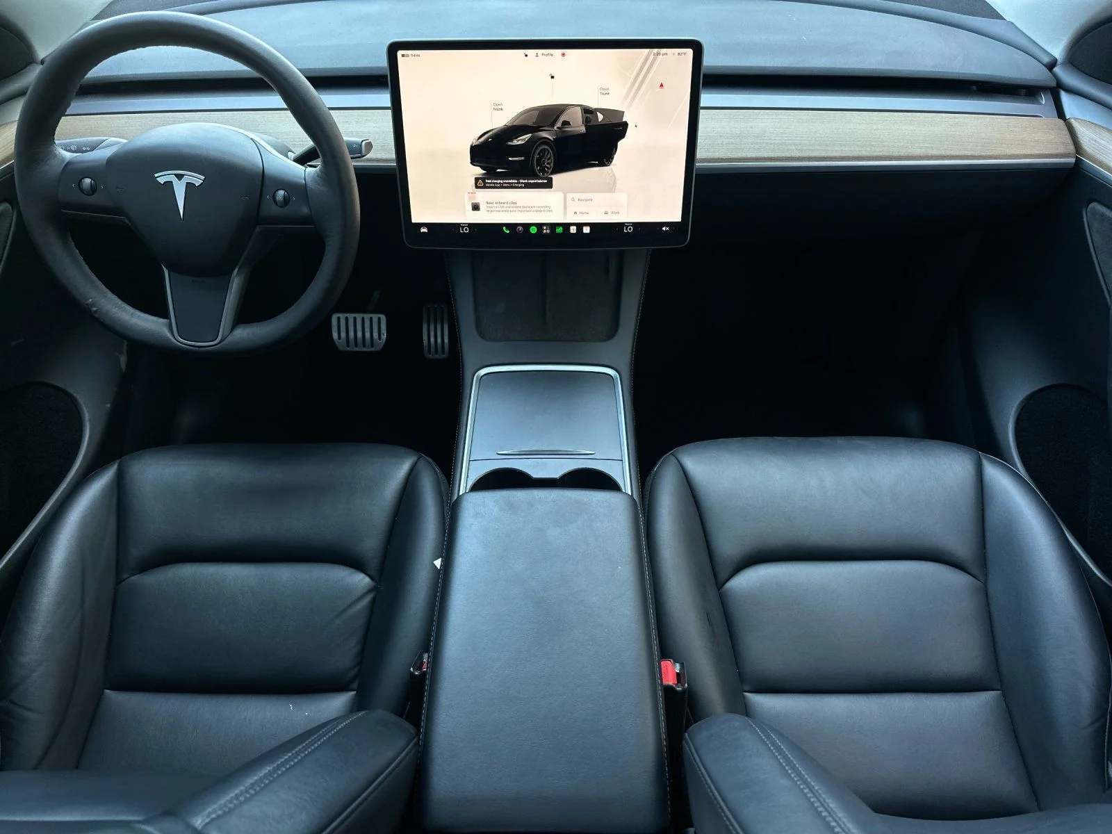 Used 2022 Solid Black Tesla Performance image 12
