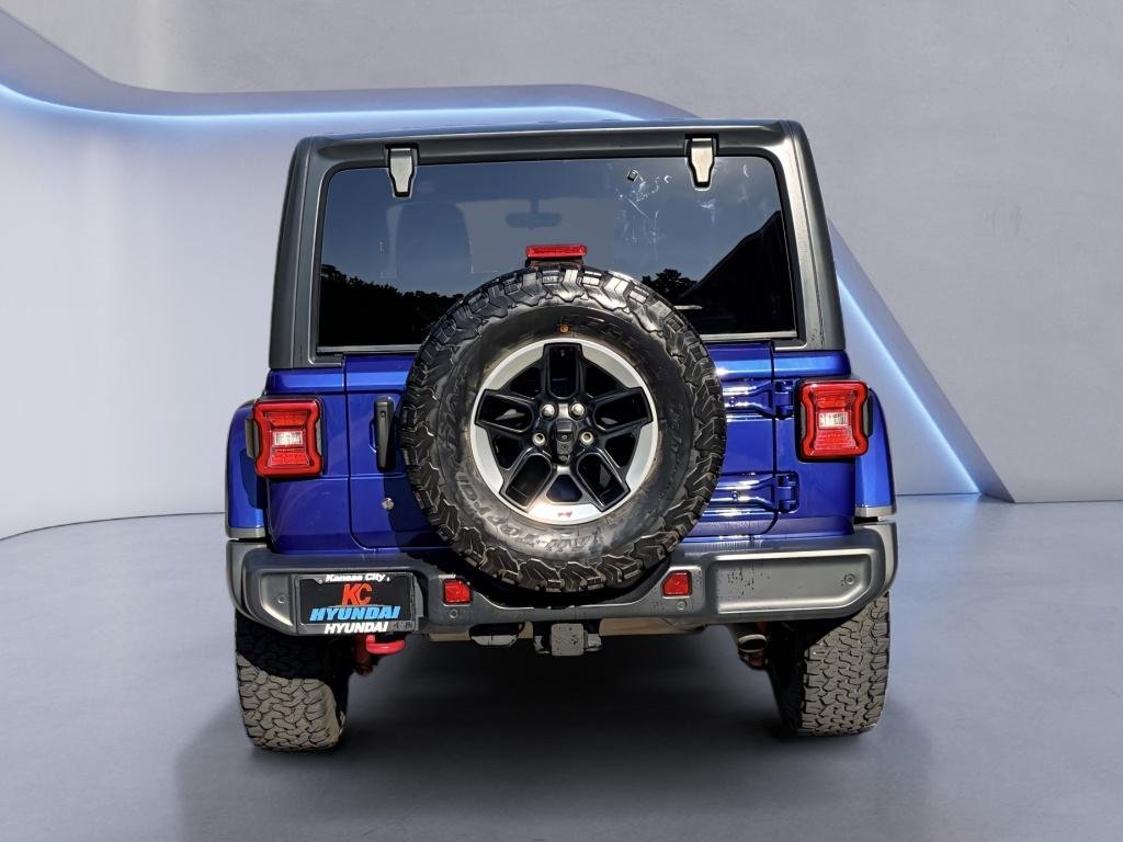 Used 2018 Ocean Blue Metallic Clearcoat Jeep Rubicon image 4