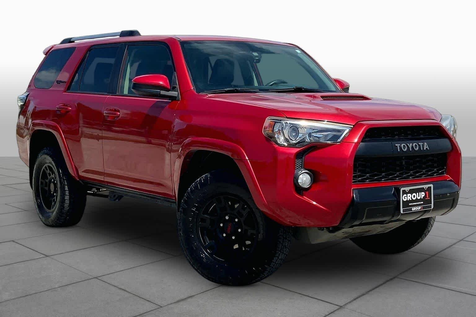 Used 2017 Barcelona Red Metallic Toyota TRD Pro image 3