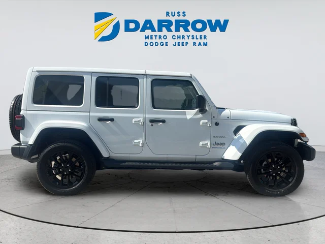 Used 2023 White Jeep Sahara 4xe image 6