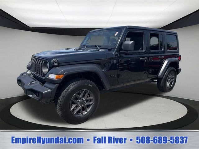 Used 2024 Black Clearcoat Jeep Sport S image 1