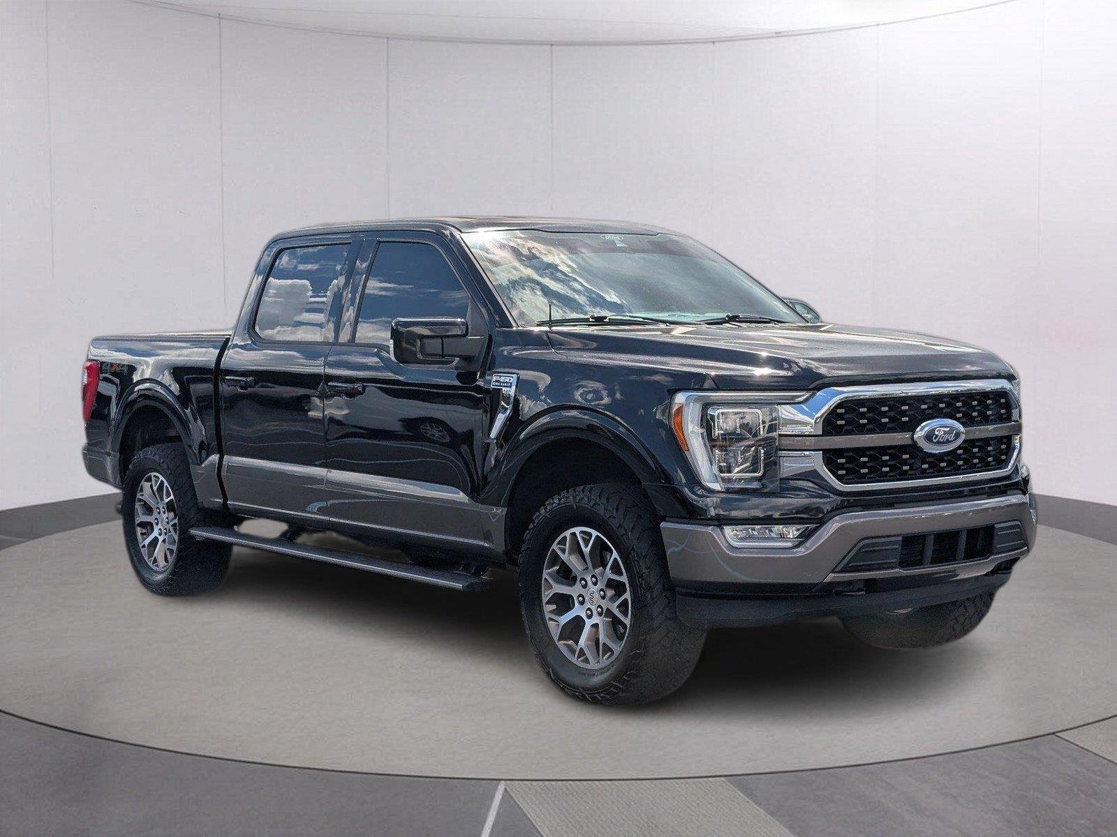 Used 2021 Agate Black/Stone Gray Ford King Ranch image 9