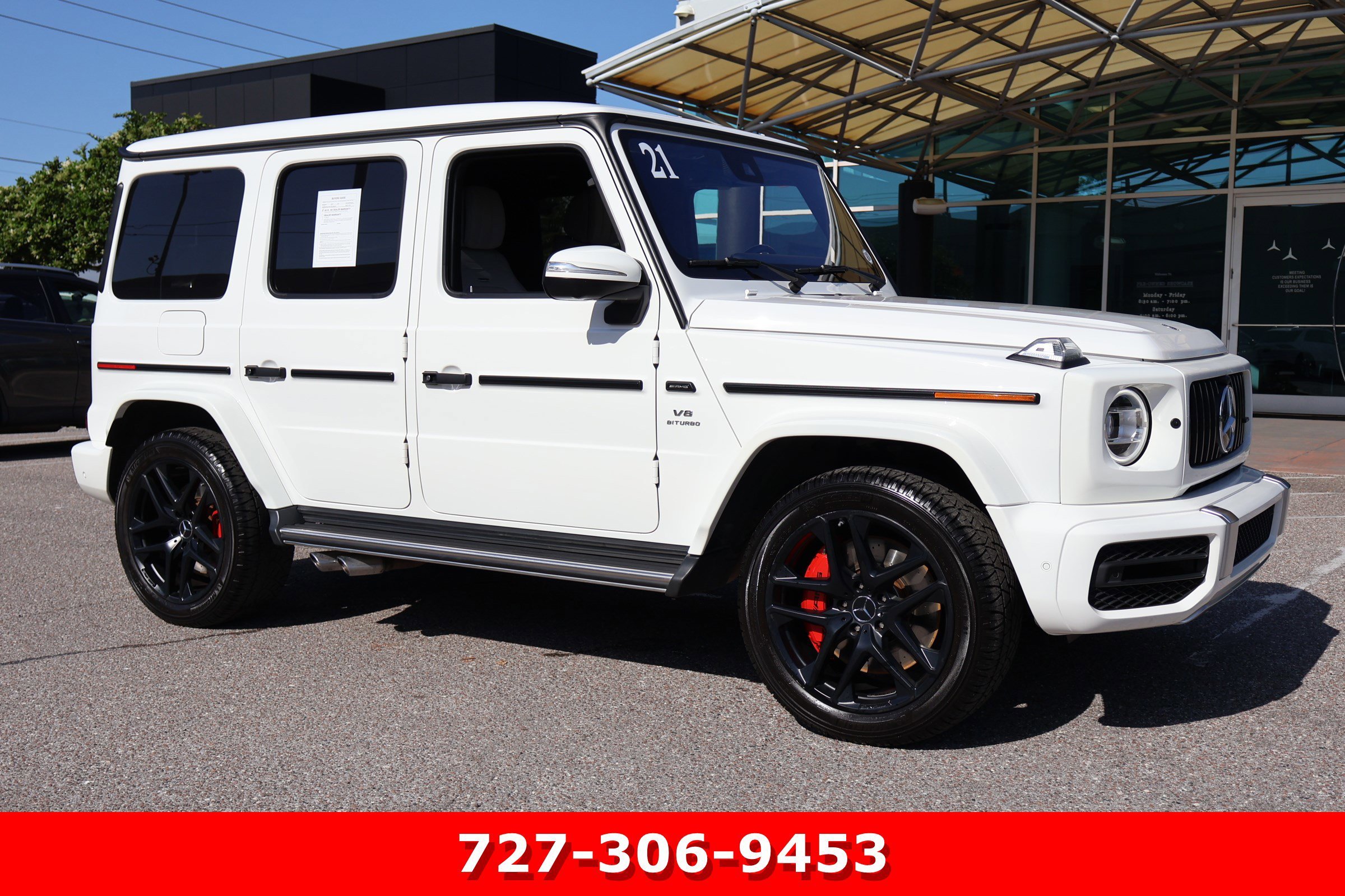 Used 2021 Polar White Mercedes-Benz AMG® G 63 image 13