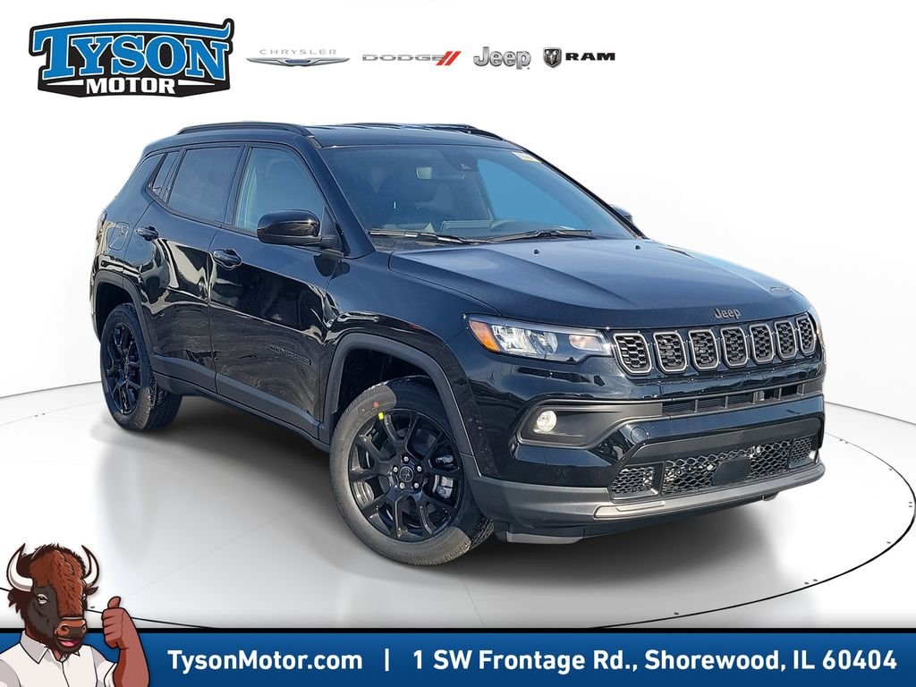 New 2026 Diamond Black Crystal Pearlcoat Jeep Latitude image 1