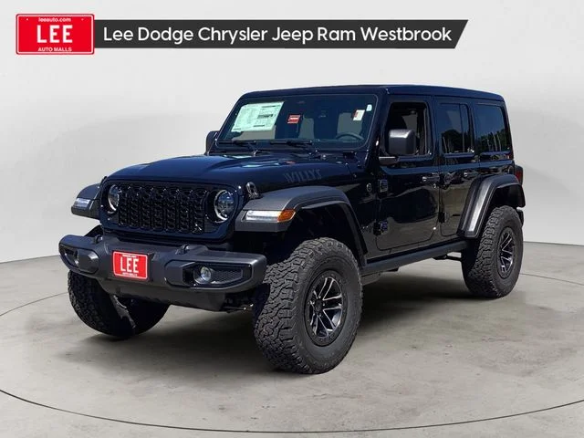 New 2026 Black Clearcoat Jeep 4-DOOR WILLYS image 1
